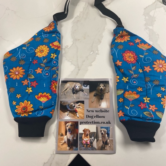 New Dog Cushioned Elbow Pads/ Protectors, Size L/XL - Picture 2 of 5